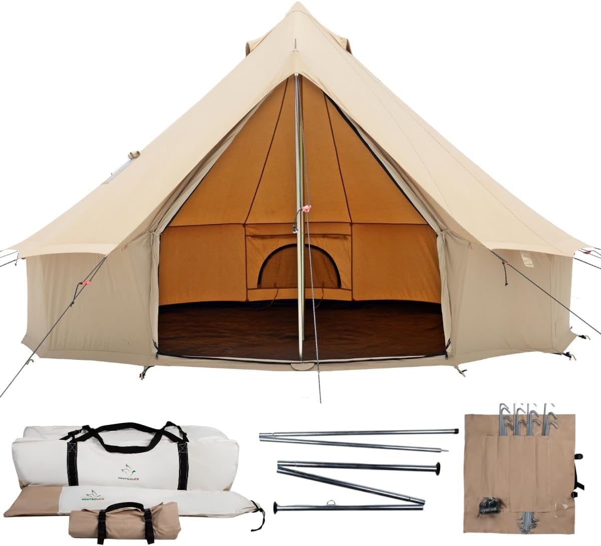 All-Season Canvas Tent for Outdoor Living