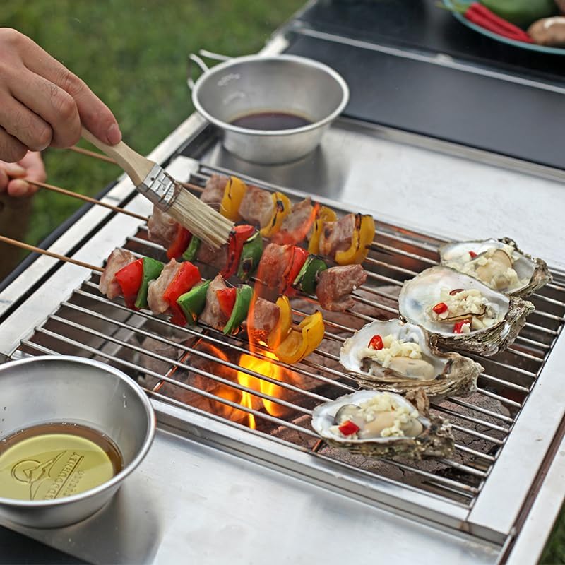 Portable Stainless Steel Camping BBQ Grill