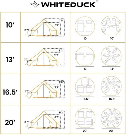 All-Season Canvas Tent for Outdoor Living