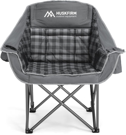 Oversized Camping Chair for Outdoor Relaxation, Beach, and Backyard Use