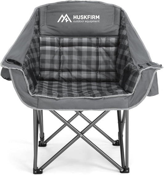 Oversized Camping Chair for Outdoor Relaxation, Beach, and Backyard Use