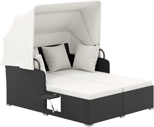 Foldable Outdoor Conversation Set for Patio, Garden and Backyard