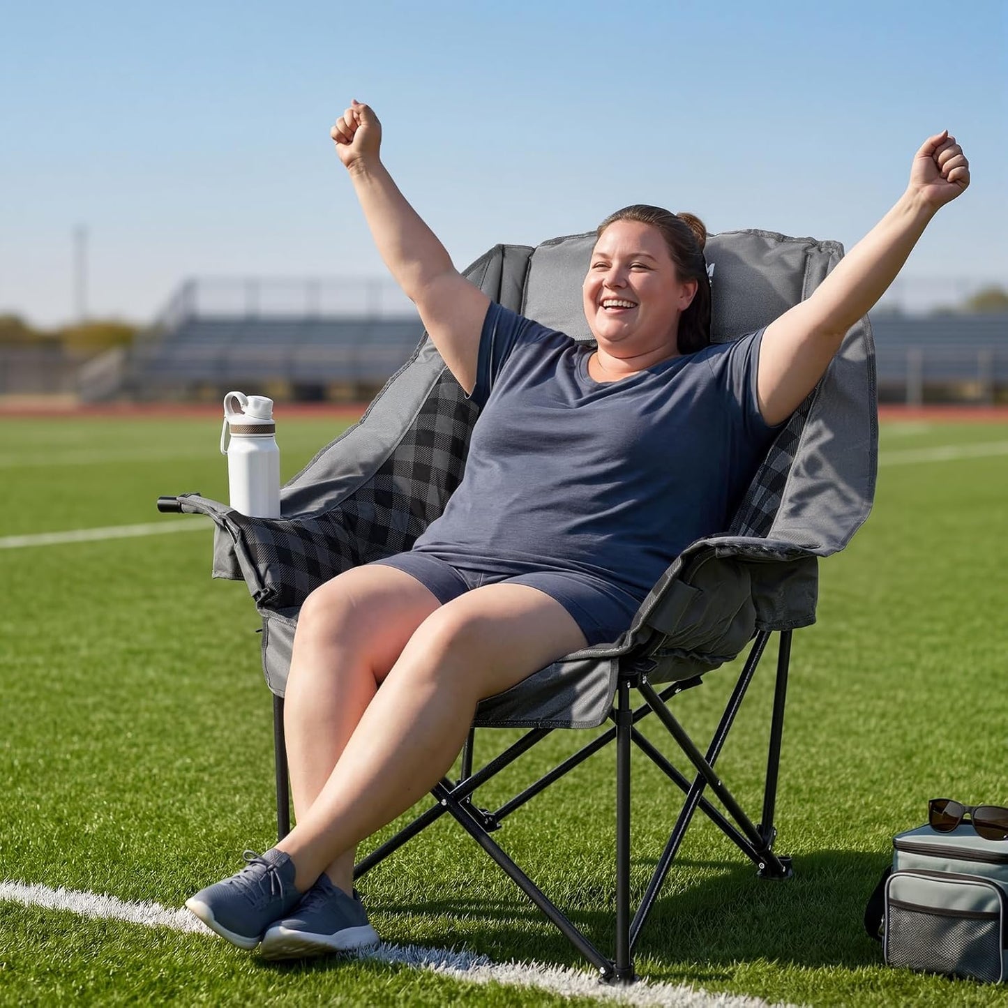Portable Camping Chair with Strong Frame for Outdoor Activities