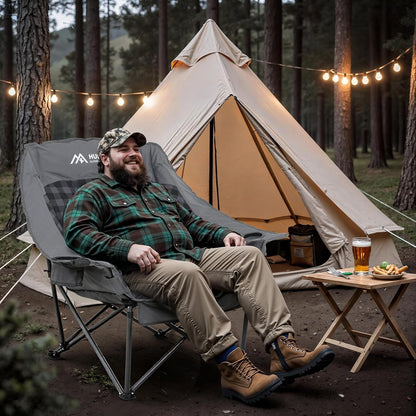 Portable Camping Chair with Strong Frame for Outdoor Activities