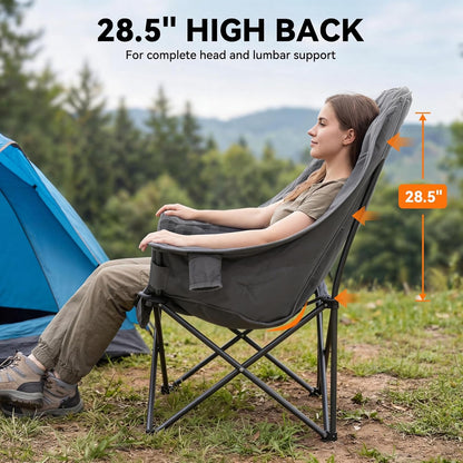Portable Camping Chair with Strong Frame for Outdoor Activities