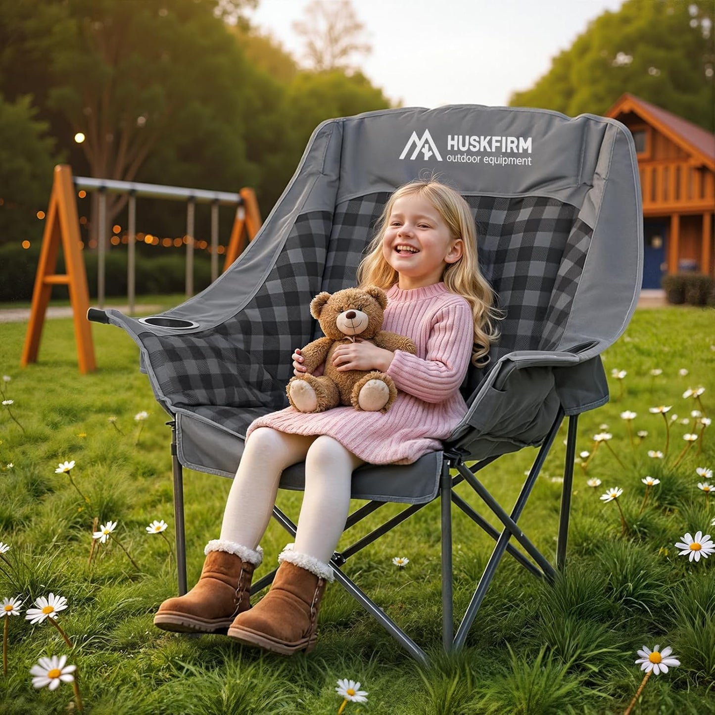 Portable Camping Chair with Strong Frame for Outdoor Activities