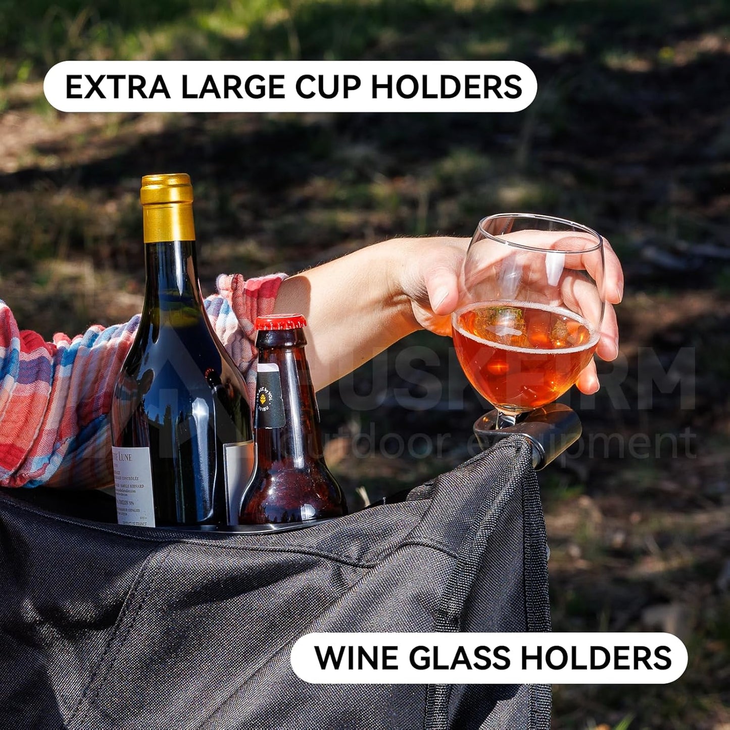 Portable Double Camping Chair for Outdoor Relaxation and Travel Use